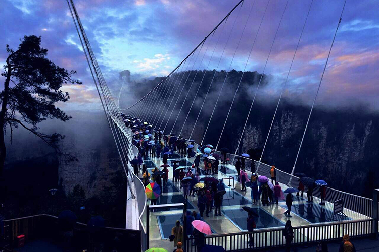 長沙出發(fā)到張家界玻璃橋、天門山、玻璃棧道、鳳凰古城3日游